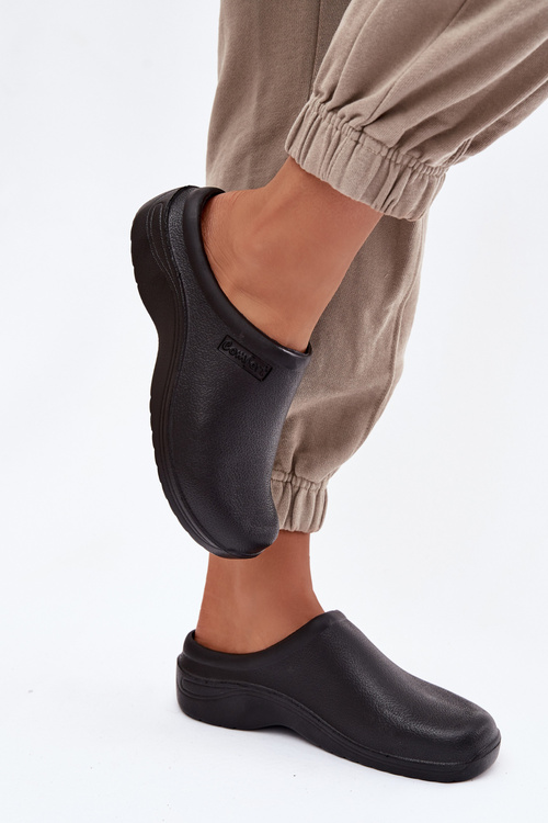 Pěnové pantofle dámské černé Parissa