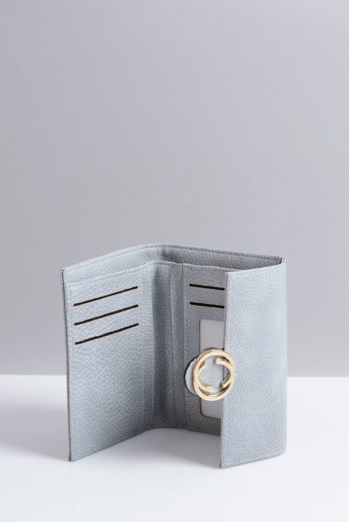 Malá dámska sivá portfólio kabelka