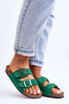 Dámske zelené papuče