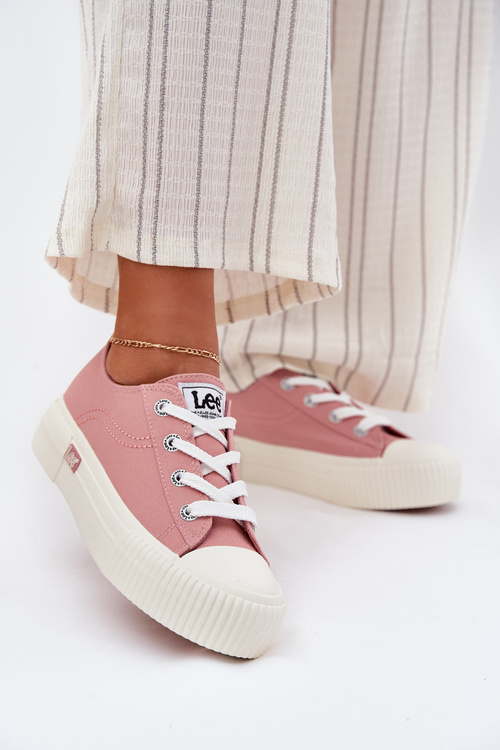 Dámské Tenisky Na Platformě Růžové LEE ISLA C WOMEN LOW 50251001