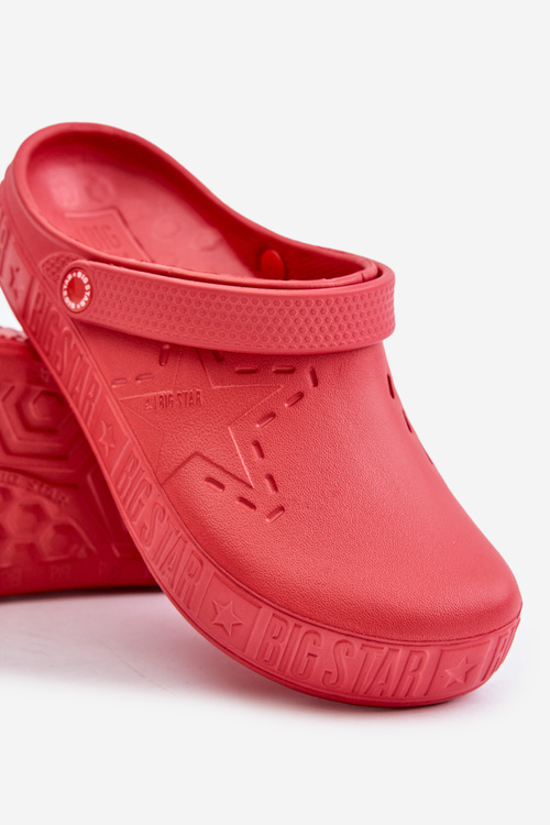 Pánske Ľahké Klapky Big Star II175004 Červené