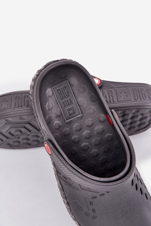 Pánske Ľahké Klapky Big Star II175007 Šedé