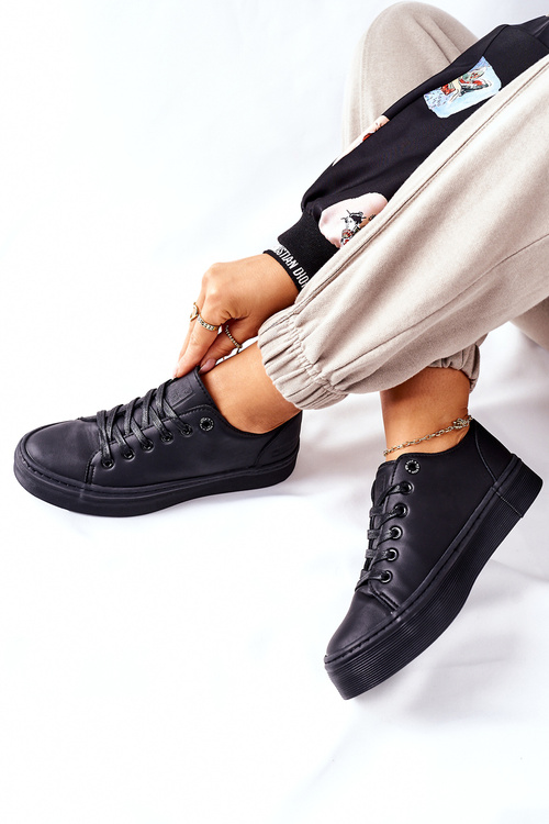 Dámske tenisky na platforme Big Star II274098 Black