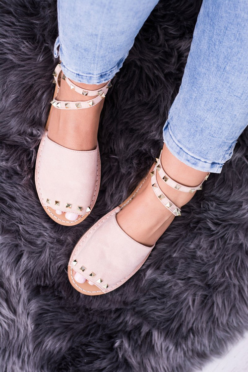 Lu Boo Růžové Sandály Pari