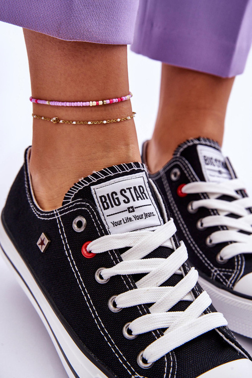 Dámska veľká hviezda T274023 Čierne tenisky