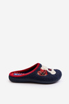 Dámske domáce papuče papuče s plyšovým medveďom Inblu EC000095 Navy Blue