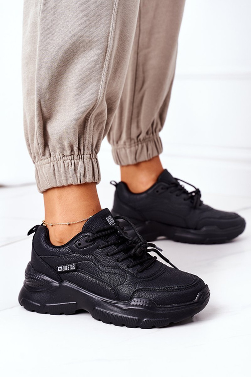 Dámská Sportovní Obuv Sneakers Big Star EE274462 Černé