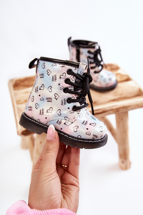 Dětské třpytivé boty s vícebarevnými vzory Reggie