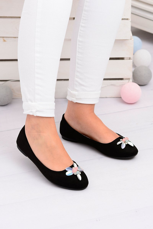 BLUME BLACK ŽENY Black Dámske baleríny