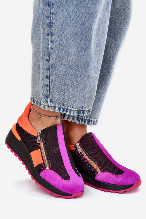 Kožené Sneakersy na Klíne Maciejka Čierne 06853-15