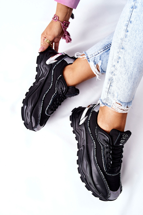 Dámské Sportovní Obuv Cross Jeans II2R4018C Černé