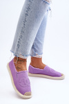 Dámské Espadrilky fialove Flaure