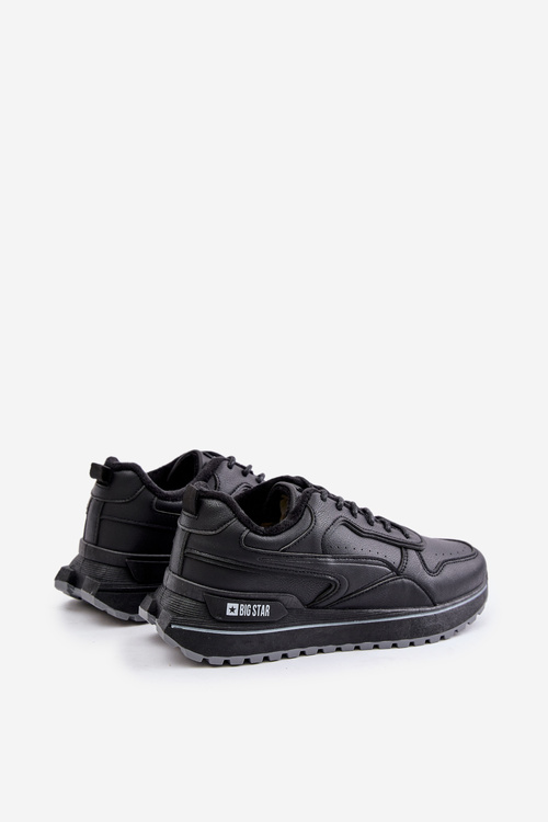 Zateplené pánské sneakers Big Star OO174675 HI-POLY SYSTEM Černé