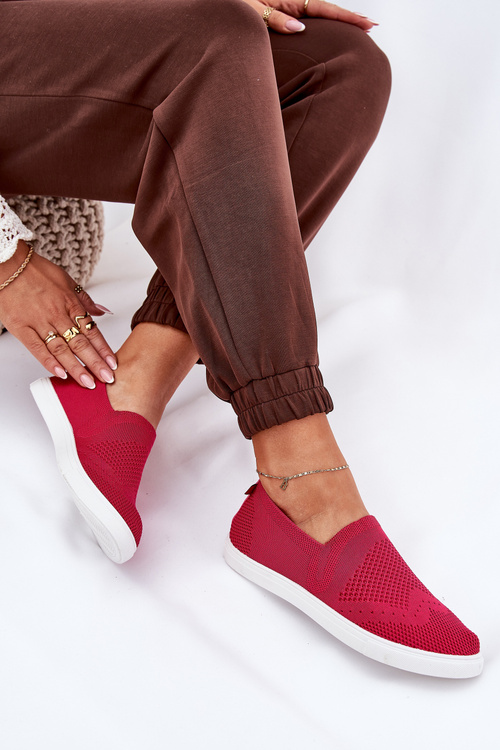 Dámske Slip-on Tenisky Big Star FF274A605 Fuksia