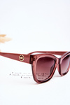 Dámské klasické sluneční brýle M2390 tmavě růžové