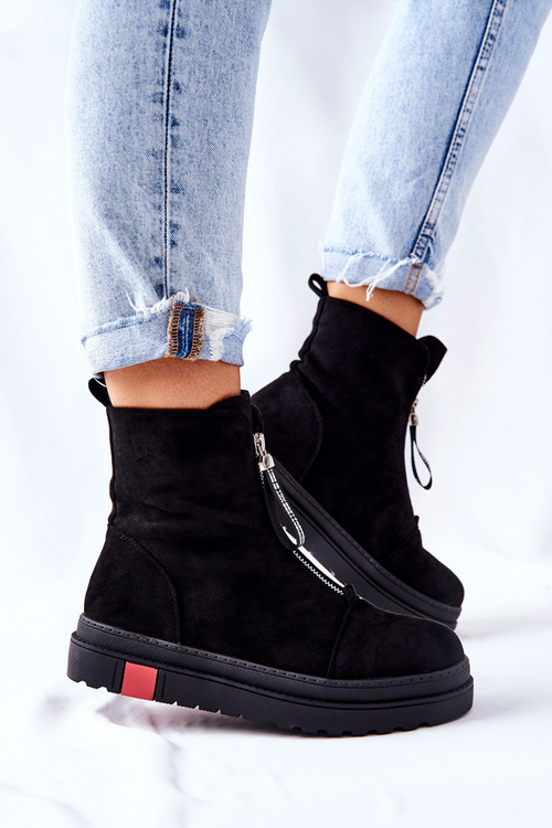 Ženské topánky na platforme Czarne Charlee