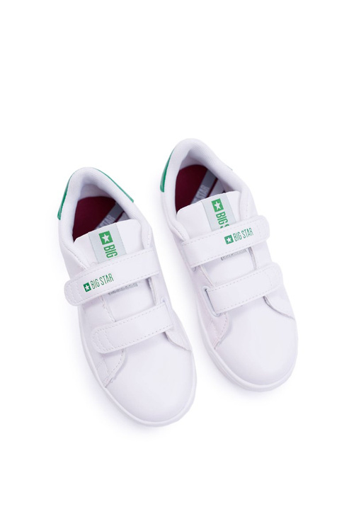 Dětské Tenisky Suchý Zip Big Star DD374029 Bílé