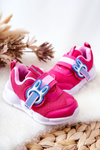 Dětská sportovní obuv na suchý zip Befado 516P089 růžová