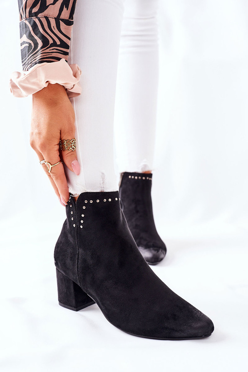 Dámske semišové topánky Black Brinlack