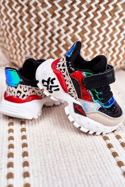 Dětská Sportovni Obuv se Suchým Zipem Černé Be Happy