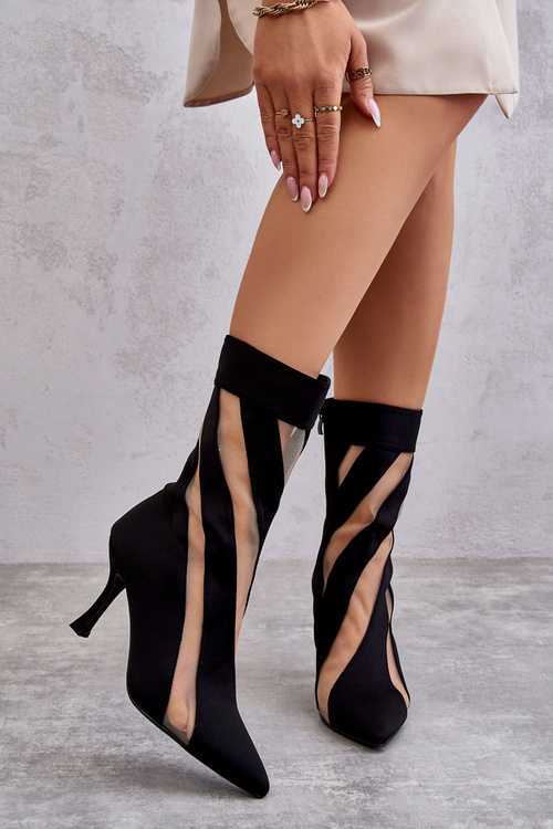 Módne vysoké ženské topánky na vysokej podpätku deyna