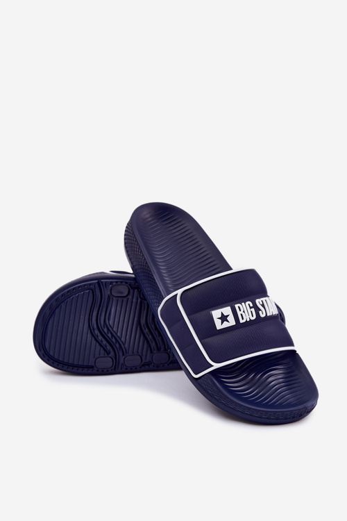 Pánske Šľapky Big Star RR174A045 Námornícka Modrá