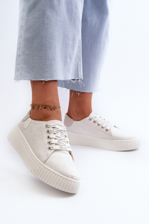 Dámske tenisky MEMORY FOAM SYSTEM BIG STAR NN276001 Biele