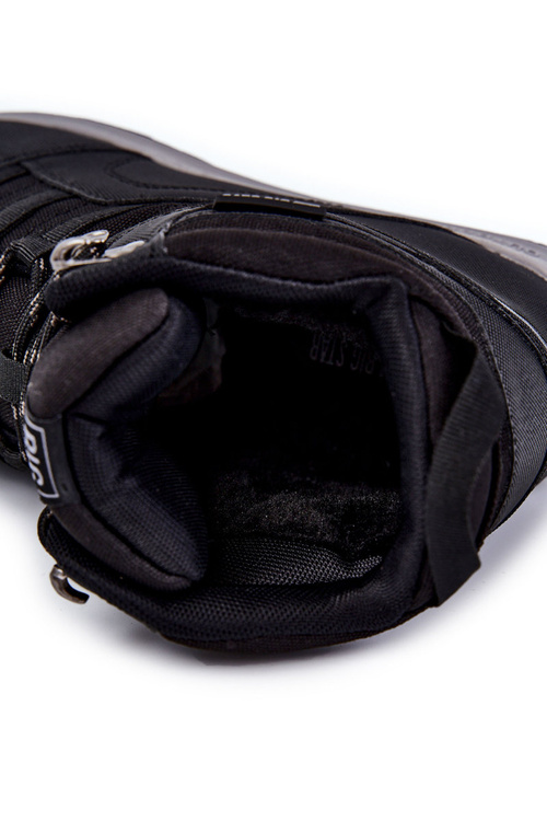 Pánské trekingové zateplené boty Big Star KK174371 Černe