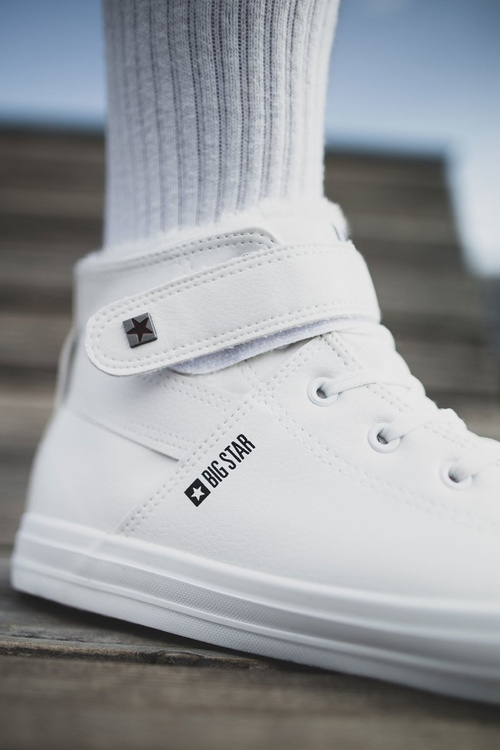 Pánska veľká hviezda izolovaná biela biela Y174024FW tenisky