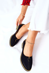 Kožené Polobotky Maciejka černé 05035-07 