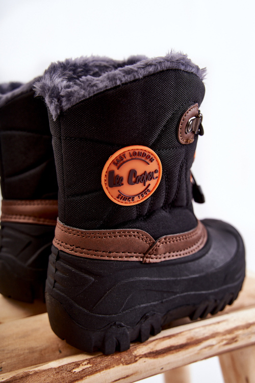 Dětské zimní sněhule Lee Cooper LCJ-21-44-0524 Černé