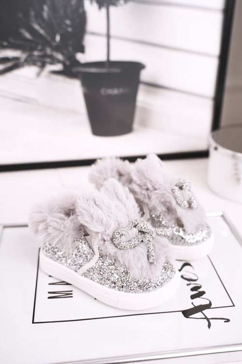 Izolované tenisky pre deti sivé múmie