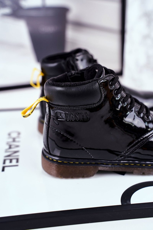 Big Star Black GG374075 Izolované detské topánky