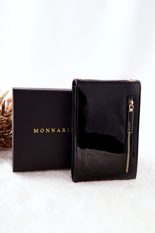 Dámská kabelka Monnari Lakované BAG5130-M20 Černá