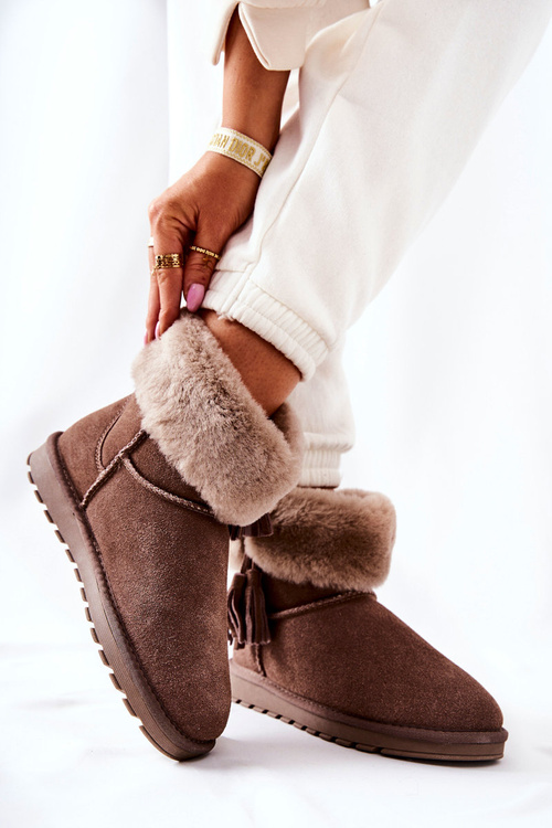 Sneh izolovaný hnedými okrajmi Sorella