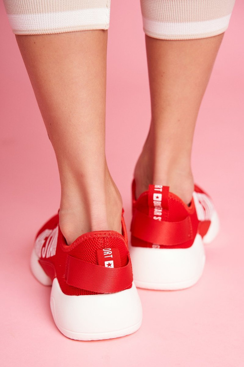 Dámske športové topánky Big Star Red FF274279