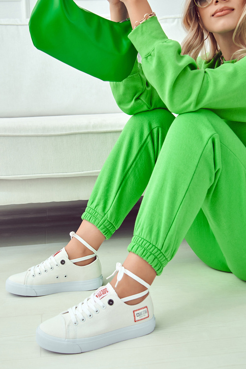 Dámska veľká hviezda HH274131 Biele tenisky