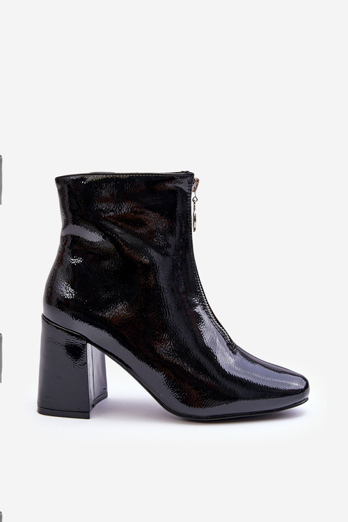 Maľované topánky s dekoratívnym čiernym zámkom Sevil