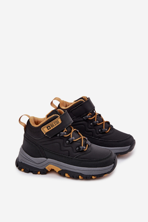 Detské Snehule Na Suchý Zips Big Star SS374013 Čierne