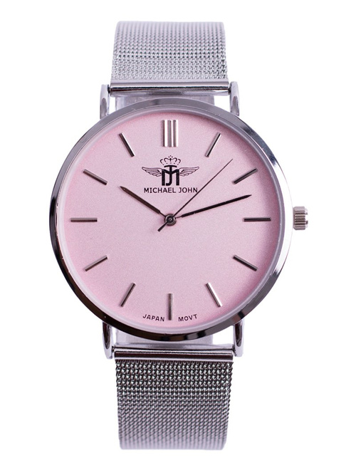 Dámské Hodinky Michael John Florence Silver Pink 40mm