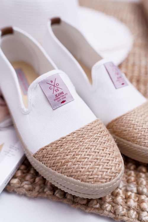 Dámské Espadrilky Cross Jeans Bílé DD2R4044