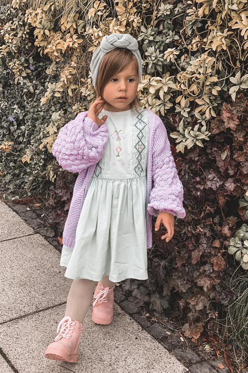 Detské izolované topánky práškové topánky ružové dexter