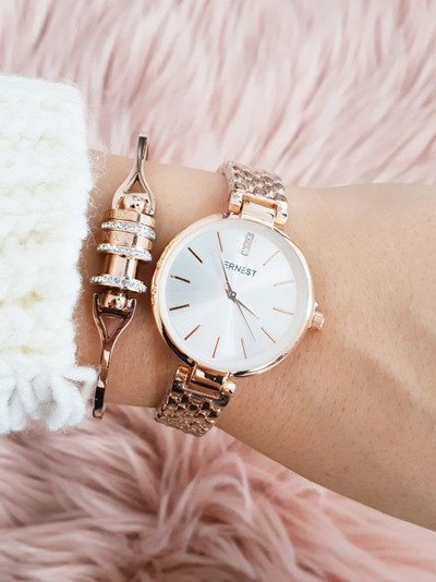 Dámske hodinky Ernest na Zlatom Rentero Golden náramku