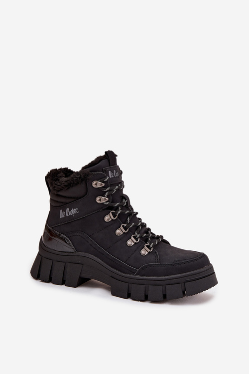 Zateplené dámske trapery Lee Cooper LCJ-25-31-3911 Čierne