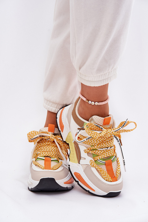 Tenisky Sportovní Boty Dámské S Dvojitým Šněrováním Multikolor Efobell