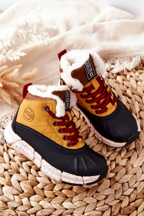 Dětské Oteplovací Boty Big Star II374072 Camel