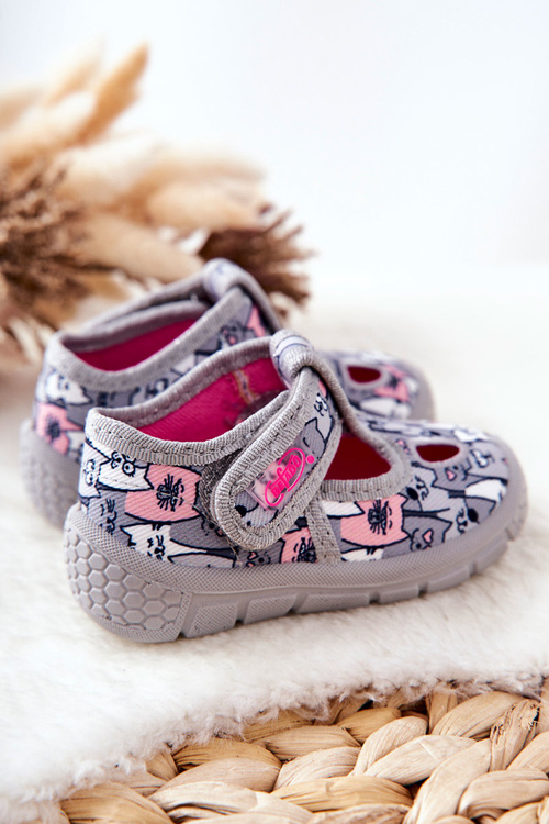 Boty Befado Kočky 533P019 Šedé