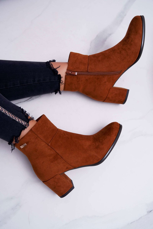 Dámske vysoké podpätky Sergio Leone Camel BT522