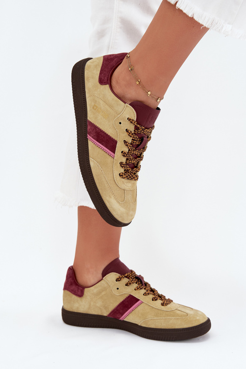 Dámske Nízke Snehule Z Semiša Big Star SS274680 HI-POLY SYSTEM Limetkové