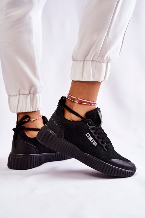 Dámske tenisky veľká hviezda KK274063 čierna